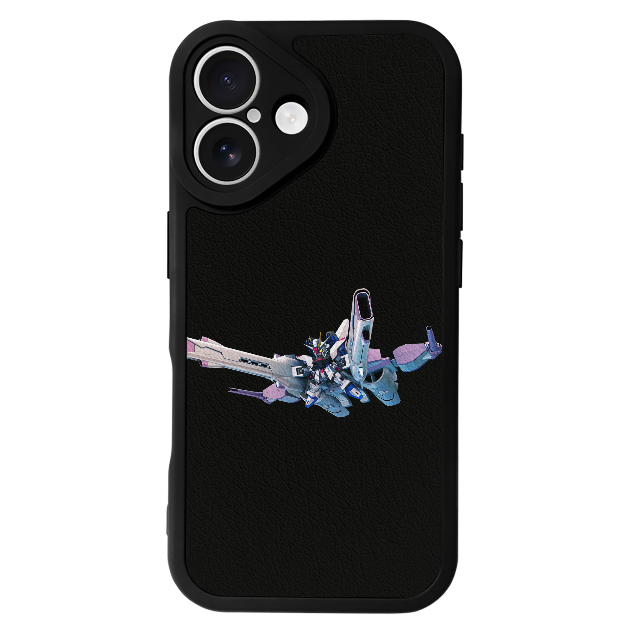 （画像用） 機動戦士ガンダム Mobile Suit Gundam 【iPhone 16シリーズ対応】シリコンスマホケース（レザー調） 材質：シリコン